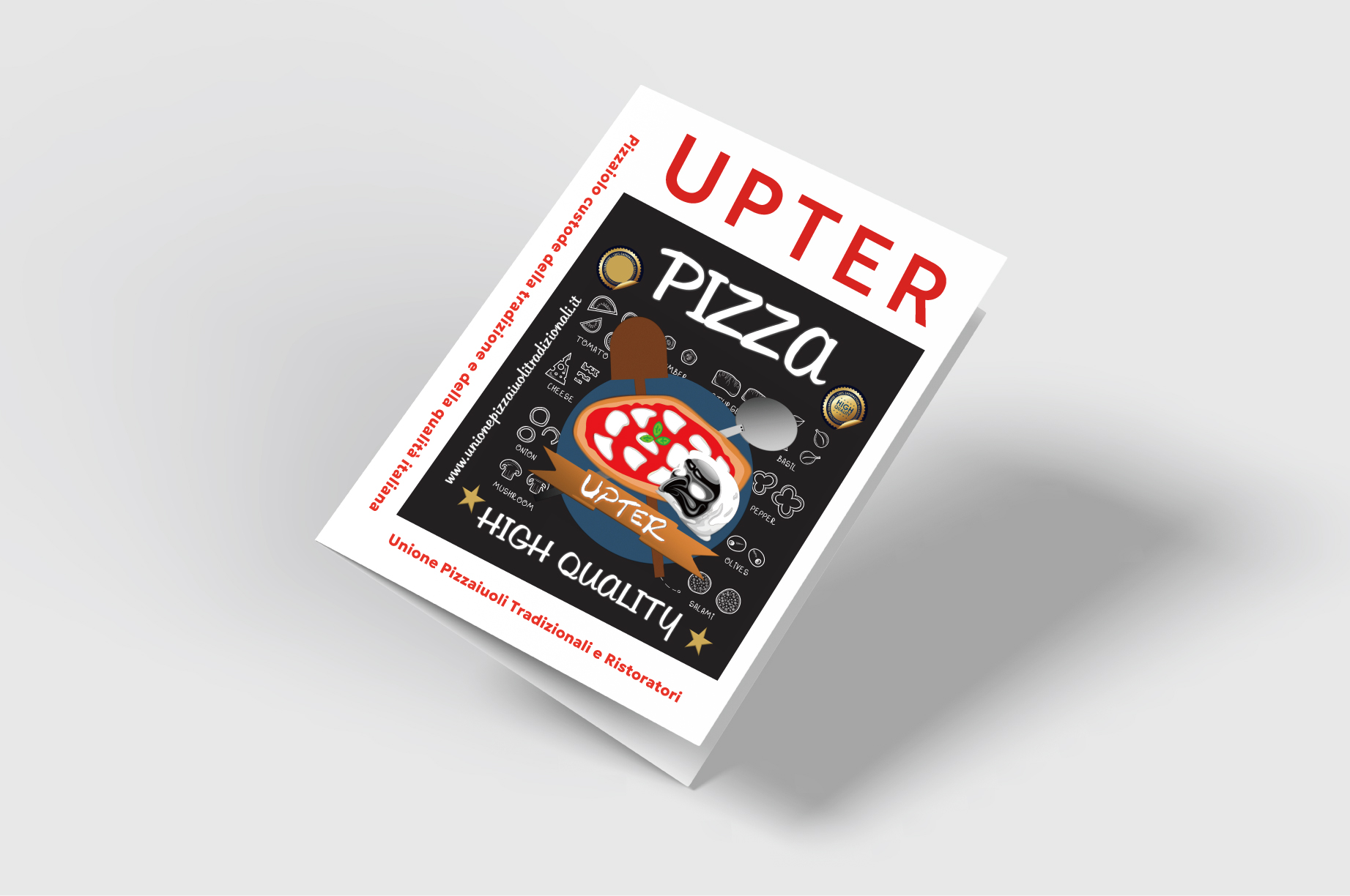イタリアPIZZA協会「UPTER」パンフ制作｜FOOD＆DESIGN w/ Amond「食」の企画とデザインとweb